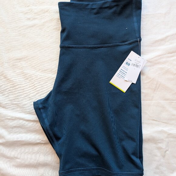 Old Navy Pants - NWT Dark Teal Old Navy Bike Shorts Women's Large